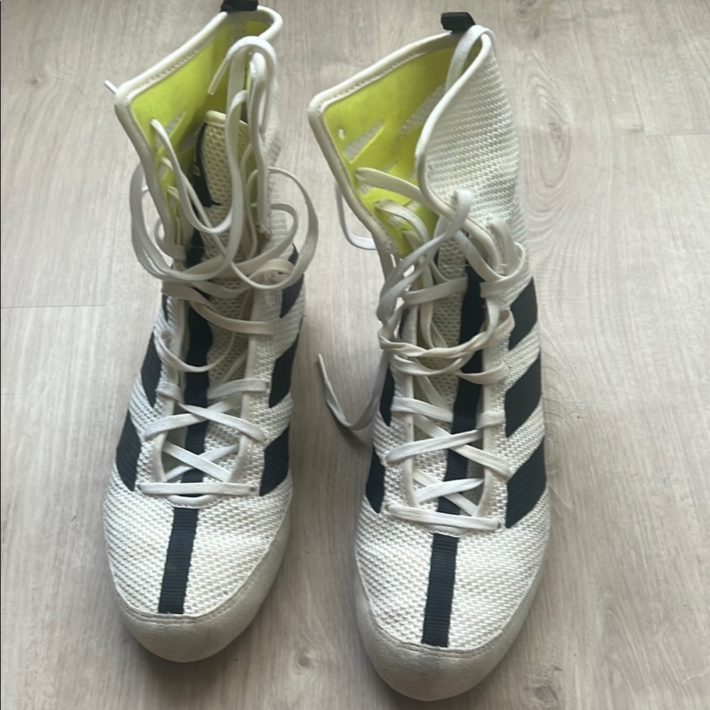 Adidas Boxing MMA Shoes Black and White